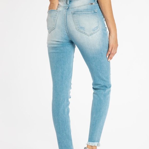 Bailey Distressed Denim Jeans - Picture 7 of 8